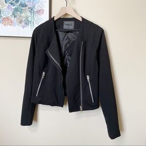Blank NYC Cropped Moto Jacket Size Medium